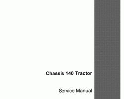 Service Manual for Case IH Tractors model 140