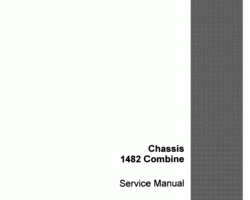 Service Manual for Case IH Combine model 1482