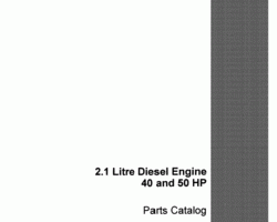 Parts Catalog for Case Engines model FH4