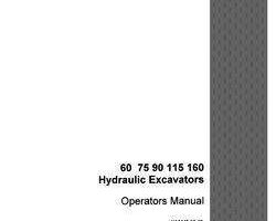 Case Excavators model 115P Operator's Manual