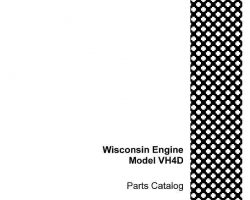 Parts Catalog for Case Engines model 25   4XP