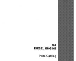 Parts Catalog for Case Engines model 207