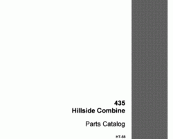 Parts Catalog for Case IH Combine model 453