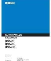 Parts Catalog for Kobelco Excavators model K904CL