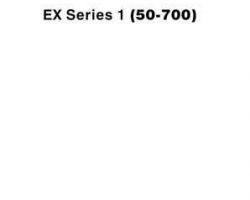 Hitachi Ex Series model Ex160wd Excavators Service Repair Data Manual