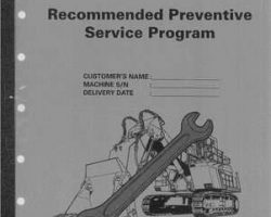 Maintenance Service Repair Manuals for Hitachi Ex-series model Ex3500 Excavators