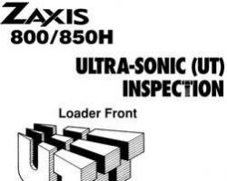 Maintenance Service Repair Manuals for Hitachi Zaxis Series model Zaxis850h Excavators