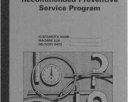Maintenance Service Repair Manuals for Hitachi Ex-5 Series model Ex1900-5 Excavators