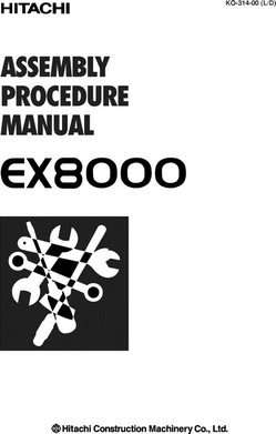 Assembly Service Procedure for Hitachi Ex Series model Ex8000 Excavators