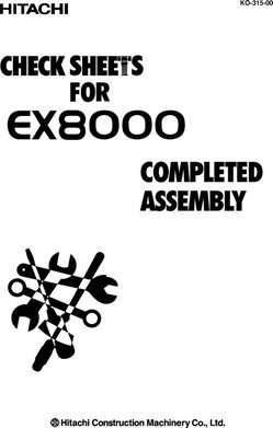 Assembly Service Manuals for Hitachi Ex Series model Ex8000 Excavators
