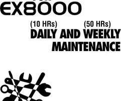 Maintenance Service Repair Manuals for Hitachi Ex Series model Ex8000 Excavators