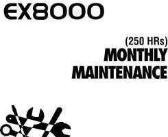 Maintenance Service Repair Manuals for Hitachi Ex Series model Ex8000 Excavators