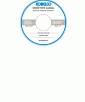 Operator's Manual on CD for Kobelco Excavators model SK350-8