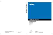Kobelco Excavators model SK295-9 Operator's Manual