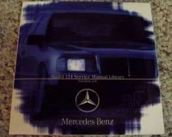 1988 Mercedes Benz 260E 124 Chassis Service & Electrical Manual CD