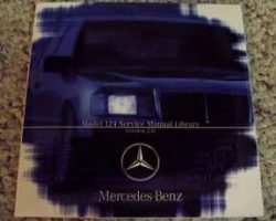 1995 Mercedes Benz E-Class E300, E320 & E420 E-Class 124 Chassis Service, Electrical & Owner's Manual CD