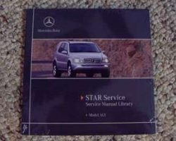 1999 Mercedes Benz ML320, ML350, ML430, ML500 & ML55 AMG 163 Chassis Service, Electrical & Owner's Manual CD