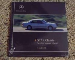 1999 Mercedes Benz E-Class E300 Turbodiesel, E320, E420 & E55 AMG 210 Chassis Service, Electrical & Owner's Manual CD