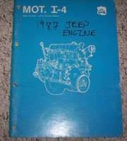 1987 Jeep Cherokee MOT I-4 Engine Manual