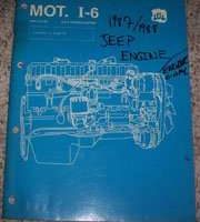 1988 Jeep Cherokee MOT I-6 Engine Shop Service Repair Manual