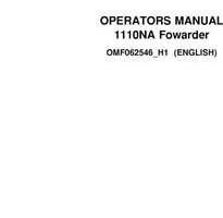 Operators Manuals for Timberjack model 1110na Forwarders