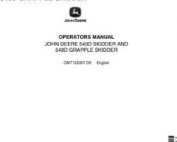 Operators Manuals for Timberjack D Series model 548d Skidders