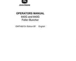 Operators Manuals for Timberjack 43 Series model 843g Wheeled Feller Bunchers