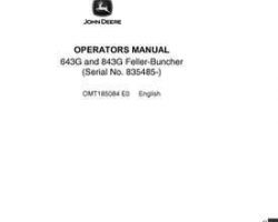 Operators Manuals for Timberjack 43 Series model 843g Wheeled Feller Bunchers