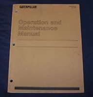 Caterpillar Generator model G3412c Gen Set Engine Operation And Maintenance Manual