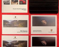 2013 Porsche 911 Carrera Owner's Manual Set