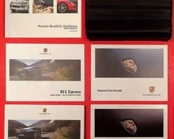 2012 Porsche 911 Carrera Owner's Manual Set