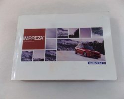 2005 Subaru Impreza Owner's Manual