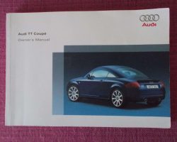 2006 Audi TT Coupe Owner's Manual