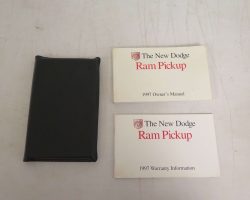 1997 Dodge Ram Truck Owner's Manual Set
