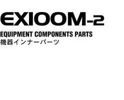 Hitachi Ex-2 Series model Ex100m-2 Excavators Equipment Components Parts Catalog Manual