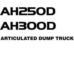 Parts Catalogs for Hitachi D Series model Ah300d Articulated Dump Trucks