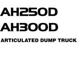 Parts Catalogs for Hitachi D Series model Ah250d Articulated Dump Trucks