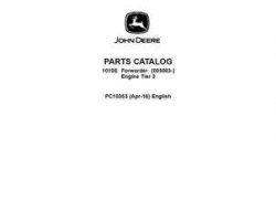 Parts Catalogs for Timberjack E Series model 1010e T3 Forwarders