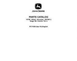 Parts Catalogs for Timberjack E Series model 1470e It4 Wheeled Harvesters