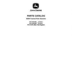 Parts Catalogs for Timberjack M Series model 803m Tracked Feller Bunchers
