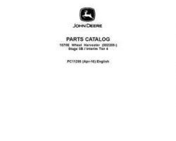 Parts Catalogs for Timberjack E Series model 1070e It4 Wheeled Harvesters