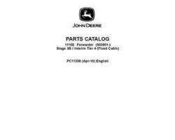 Parts Catalogs for Timberjack E Series model 1110e It4 Forwarders