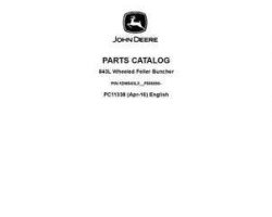 Parts Catalogs for Timberjack L Series model 843l Wheeled Feller Bunchers