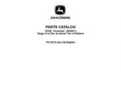 Parts Catalogs for Timberjack E Series model 1510e It4 T3 Forwarders