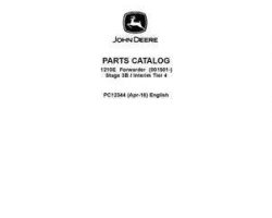 Parts Catalogs for Timberjack E Series model 1270e It4 Forwarders