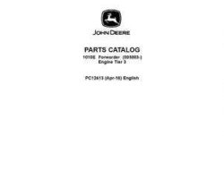 Parts Catalogs for Timberjack E Series model 1010e T3 Forwarders