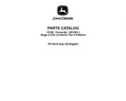 Parts Catalogs for Timberjack E Series model 1210e It4 T2 Forwarders