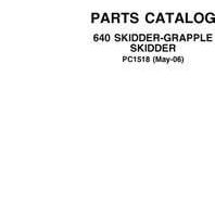 Parts Catalogs for Timberjack Series model 640 Skidders