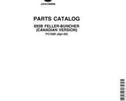 Parts Catalogs for Timberjack B Series model 693b Tracked Feller Bunchers