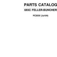 Parts Catalogs for Timberjack C Series model 693c Tracked Feller Bunchers